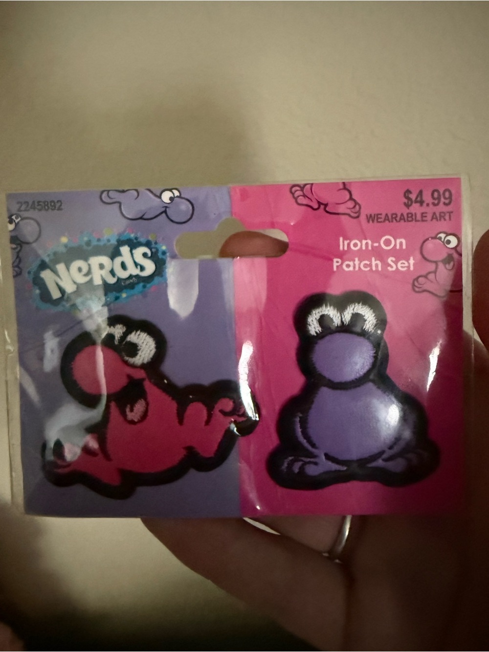 Nerds Iron on Patch